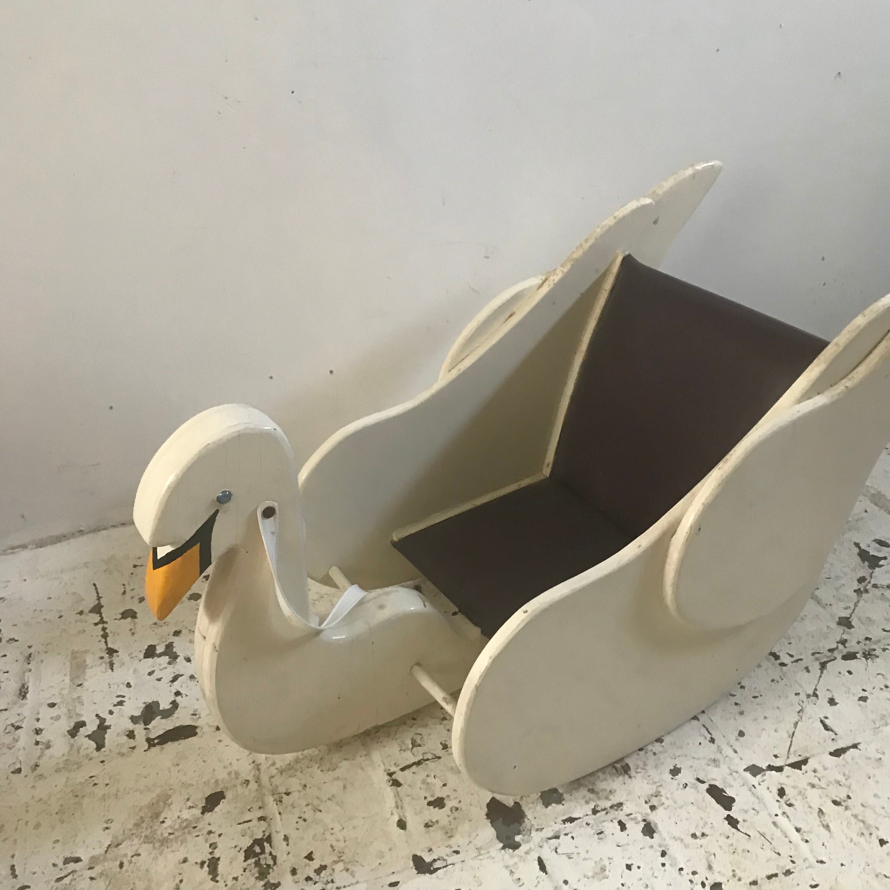 "Swan" rocking horse