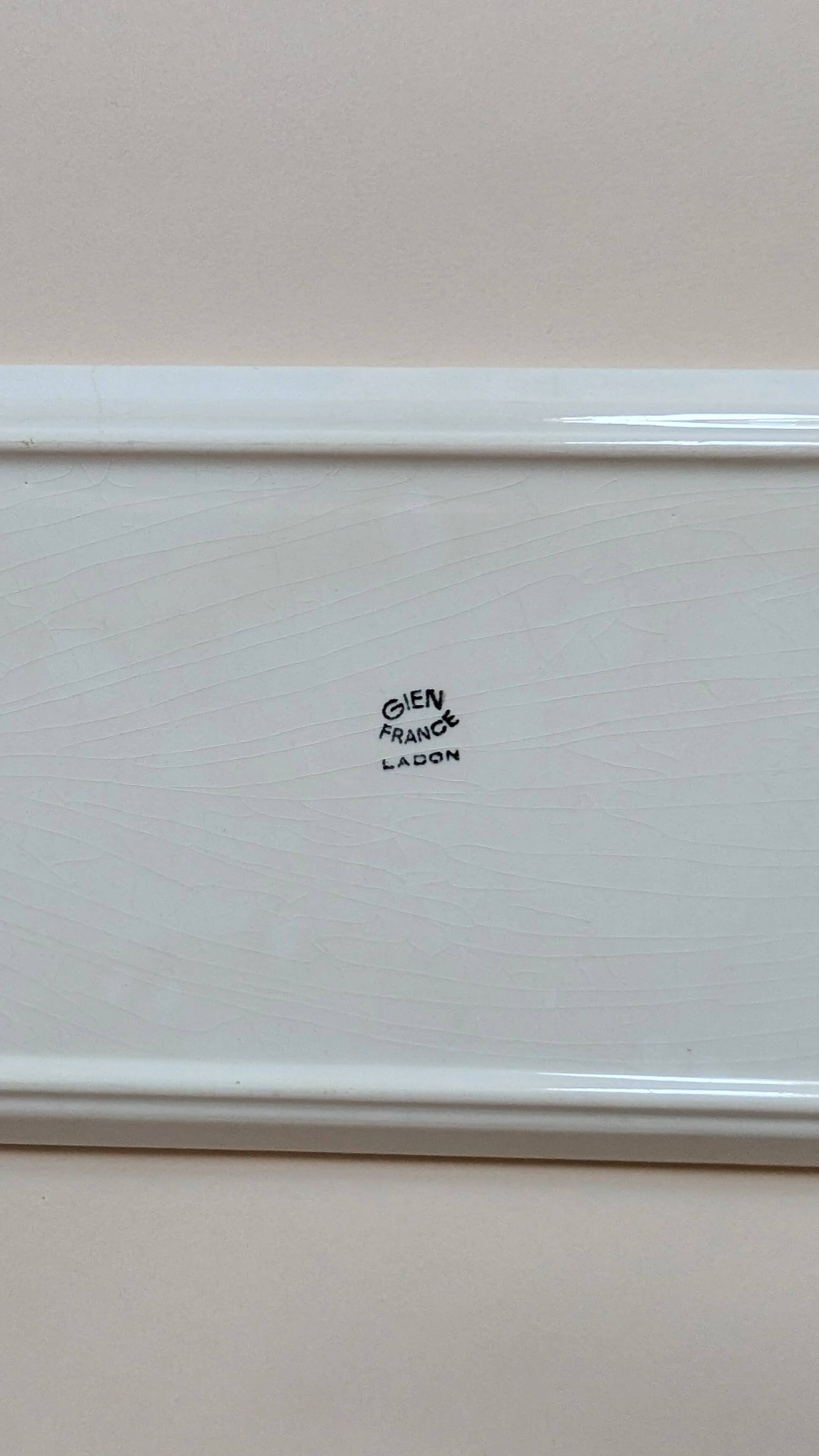 Cake dish - Gien, France, Ladon model