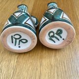 Vinegar oiler, pitchers Robert Picault ceramic Vallauris