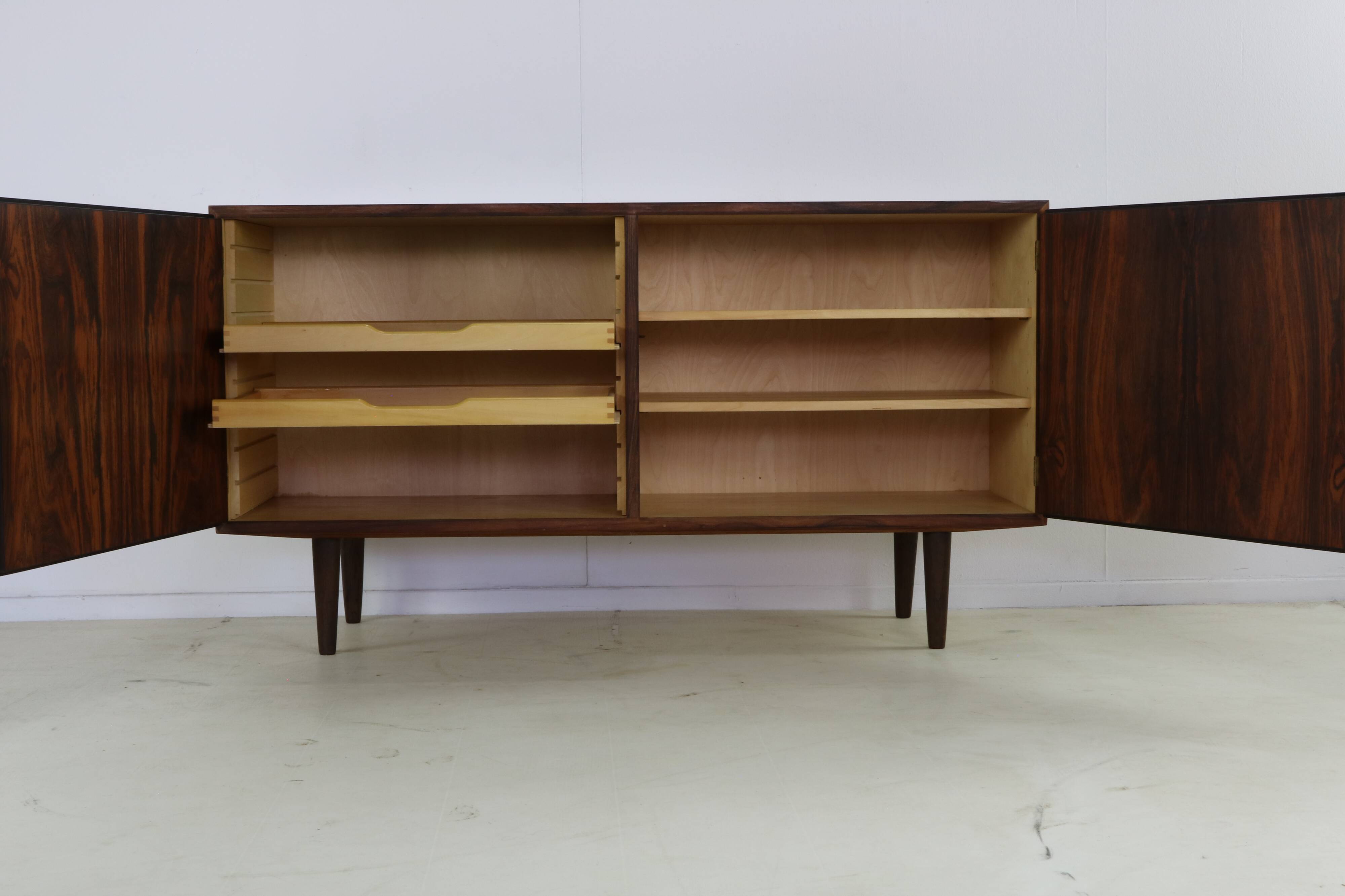 Sixties danish design small rosewood sideboard