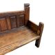 Antique Spanish Oak Bench – Traditional Pegged Construction