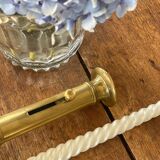 Solid brass candle holder