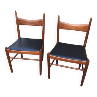 Anciennes chaises scandinaves année 60 Vestering  H