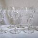 Saint louis chantilly 8 crystal white wine glasses - 15 cm