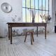 Bistro farmhouse table cherry wood turned legs 180cm