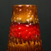 Vintage lava ceramic vase by Kil Liboje, Yugoslavia, 1960s.