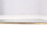 Mosaic and brass mirror  47x87cm