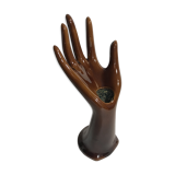 Old hand ceramic brown