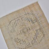 Oushak Antique Hallway Vintage Rug sku1930