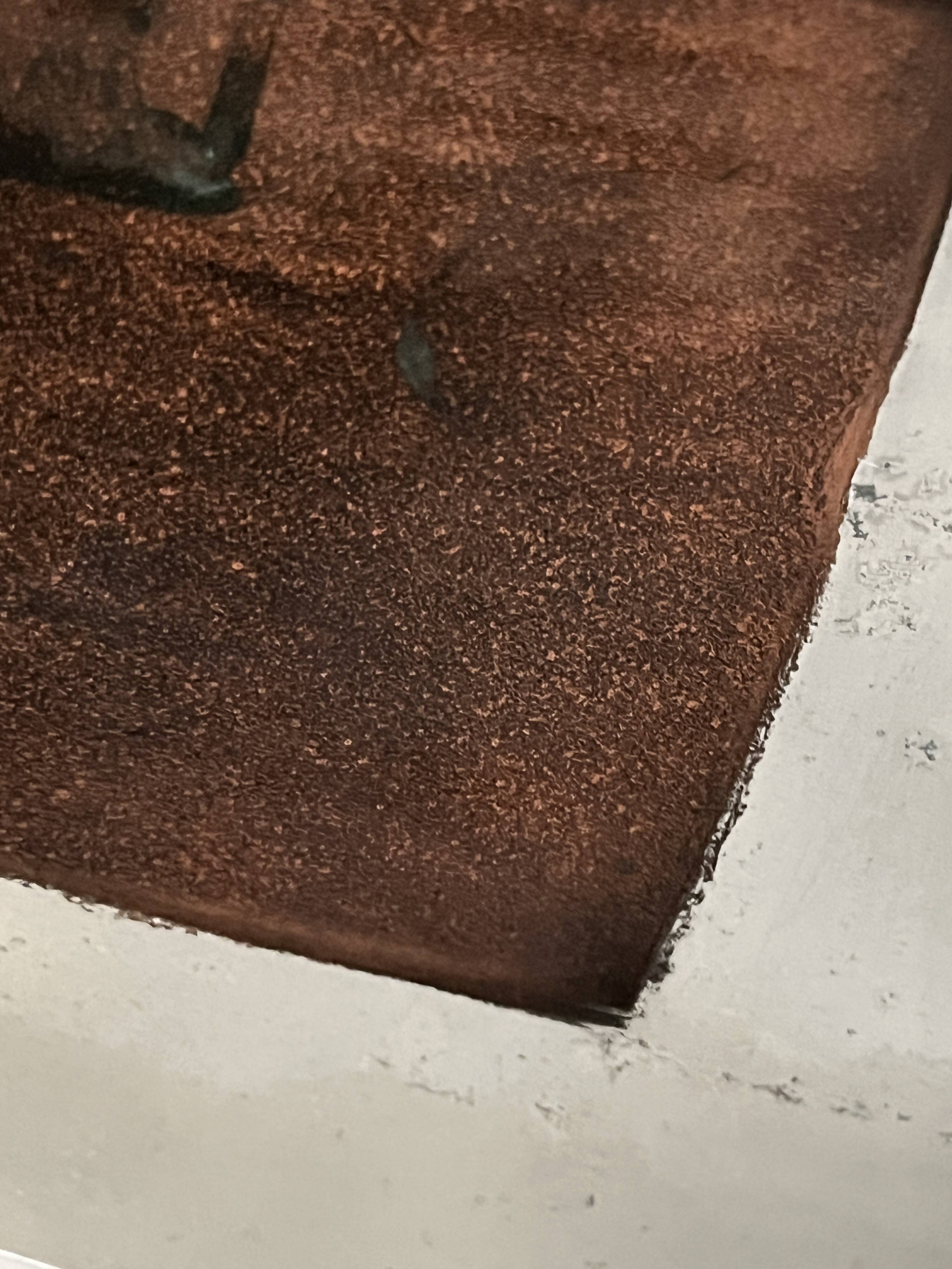 Large brushed metal (aluminum) pocket, 20th century design