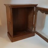 Wall display case - old Burmese teak clock box