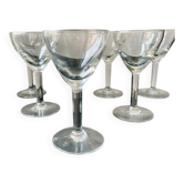 6 verres à liqueur anciens