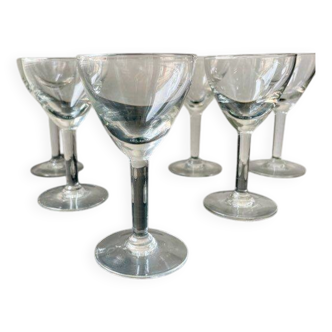 6 verres à liqueur anciens