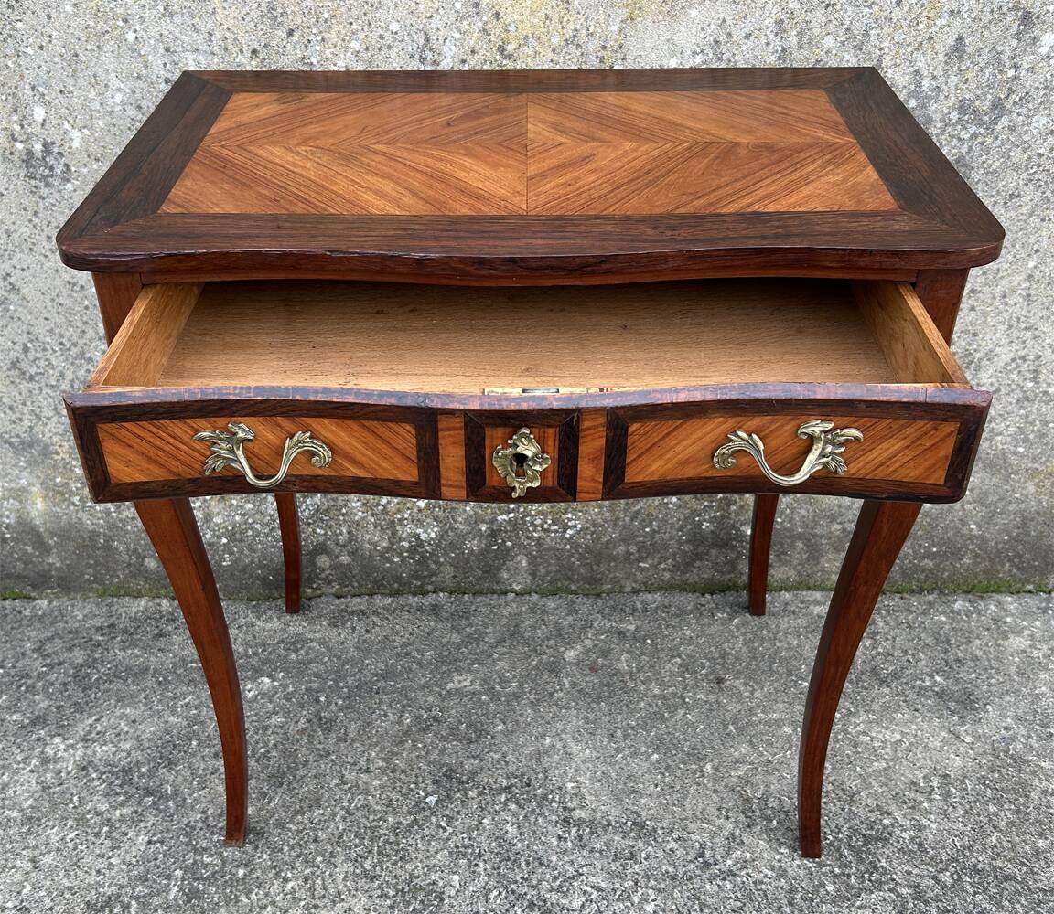 Louis XV style console table, late 19th century