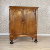 19th Century Dutch Mannerism Oak Cabinet