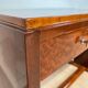 Art Deco Console Table in Thuja Roots, Birch and Silver-Plate, France, 1925