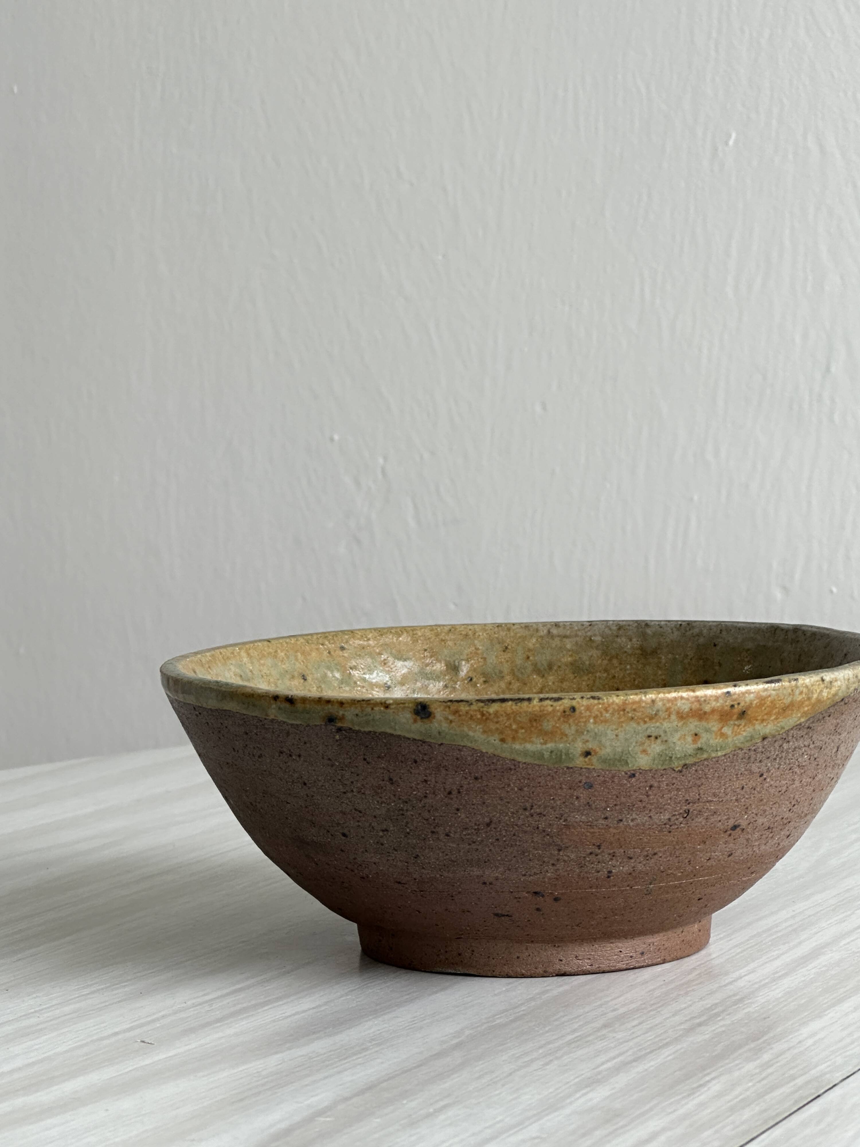 Handmade ceramic craft bowl