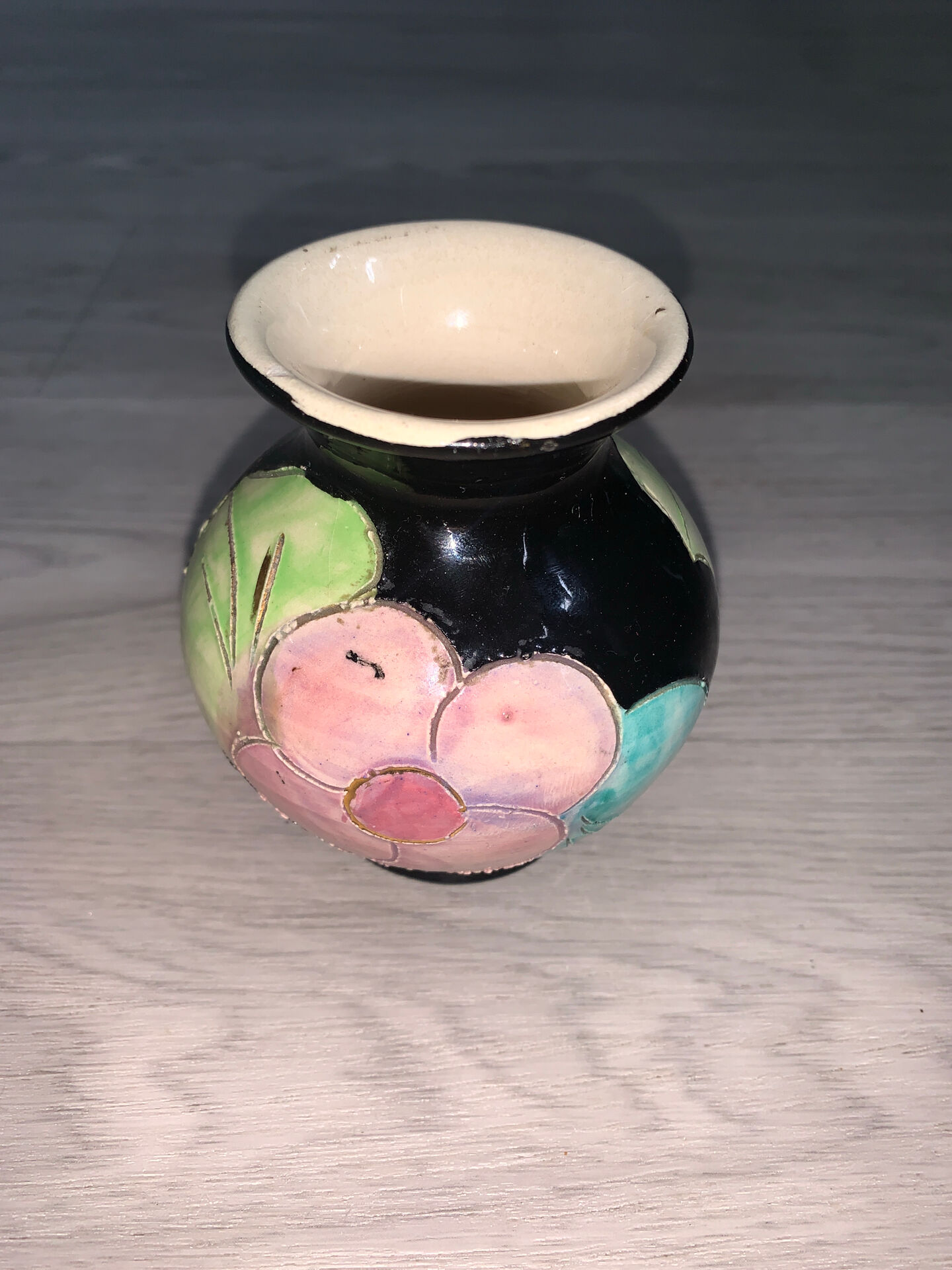 Vase boule, soliflore vintage de Vallauris