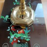 18th century gilded bronze candlestick