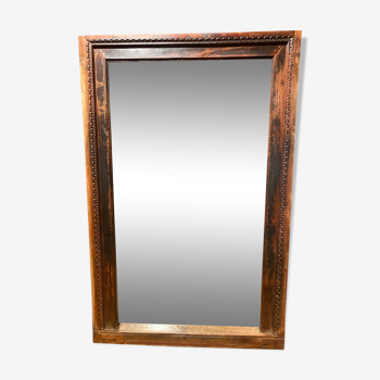Miroir cadre bois sculpté, 150x98 cm