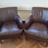 Pair of sky armchairs