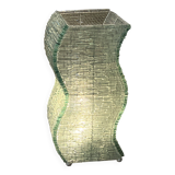 Danny lane (attributed) beautiful large glass plate lamp from the 1980s