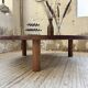 Table basse ronde tripode années 50
