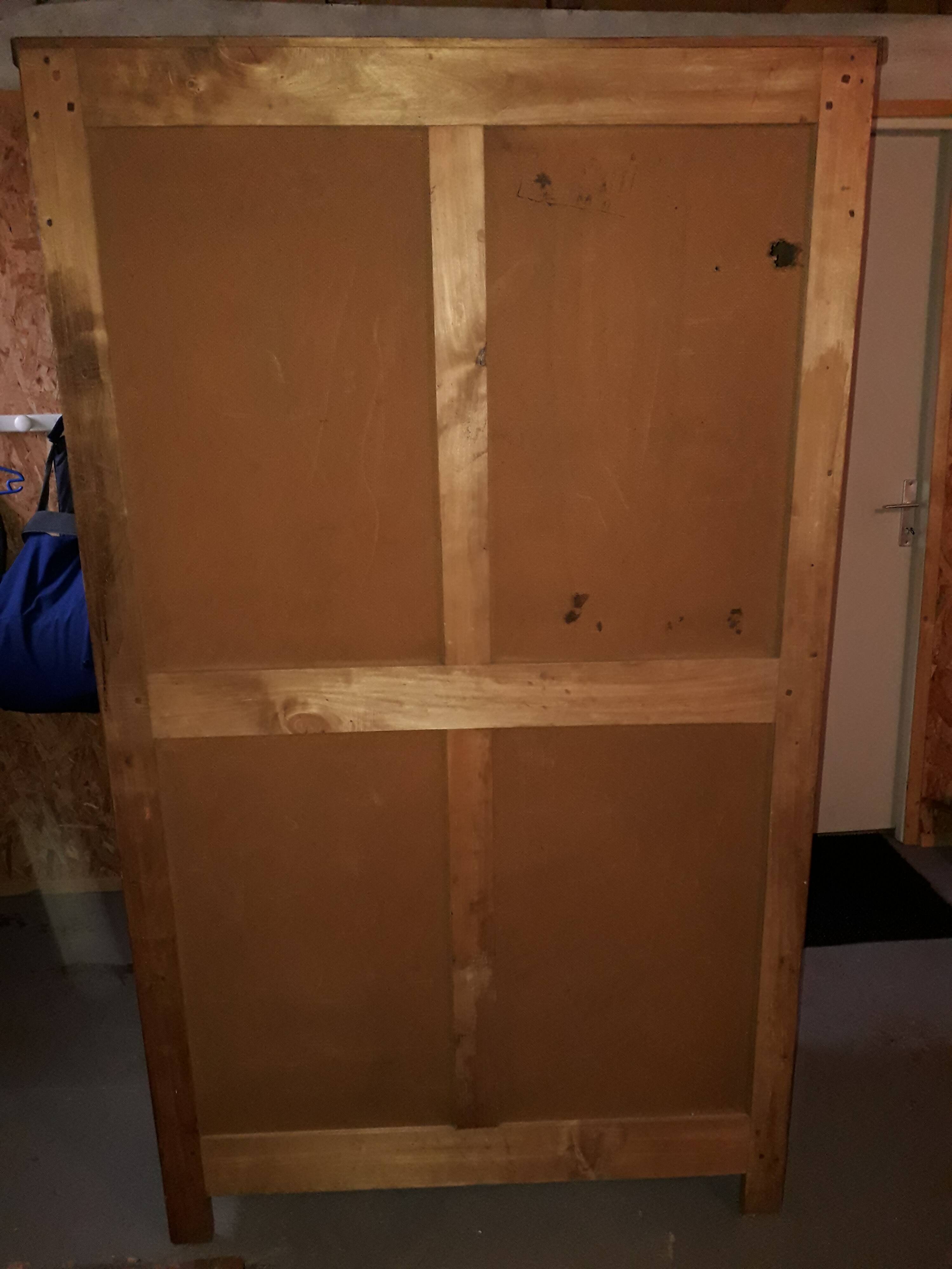 Wooden wardrobe