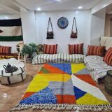 Colorful Berber rug size 150 x 250 cm