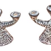 1960s Pair of Ceramic Candlesticks