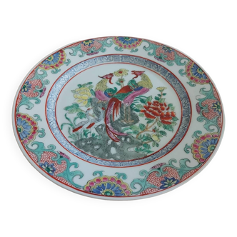 Assiette asiatique en en porcelaine chinoise