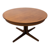 Baumann round extendable table in mahogany from the 60s/70s