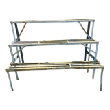 Metal shelf old plant holder