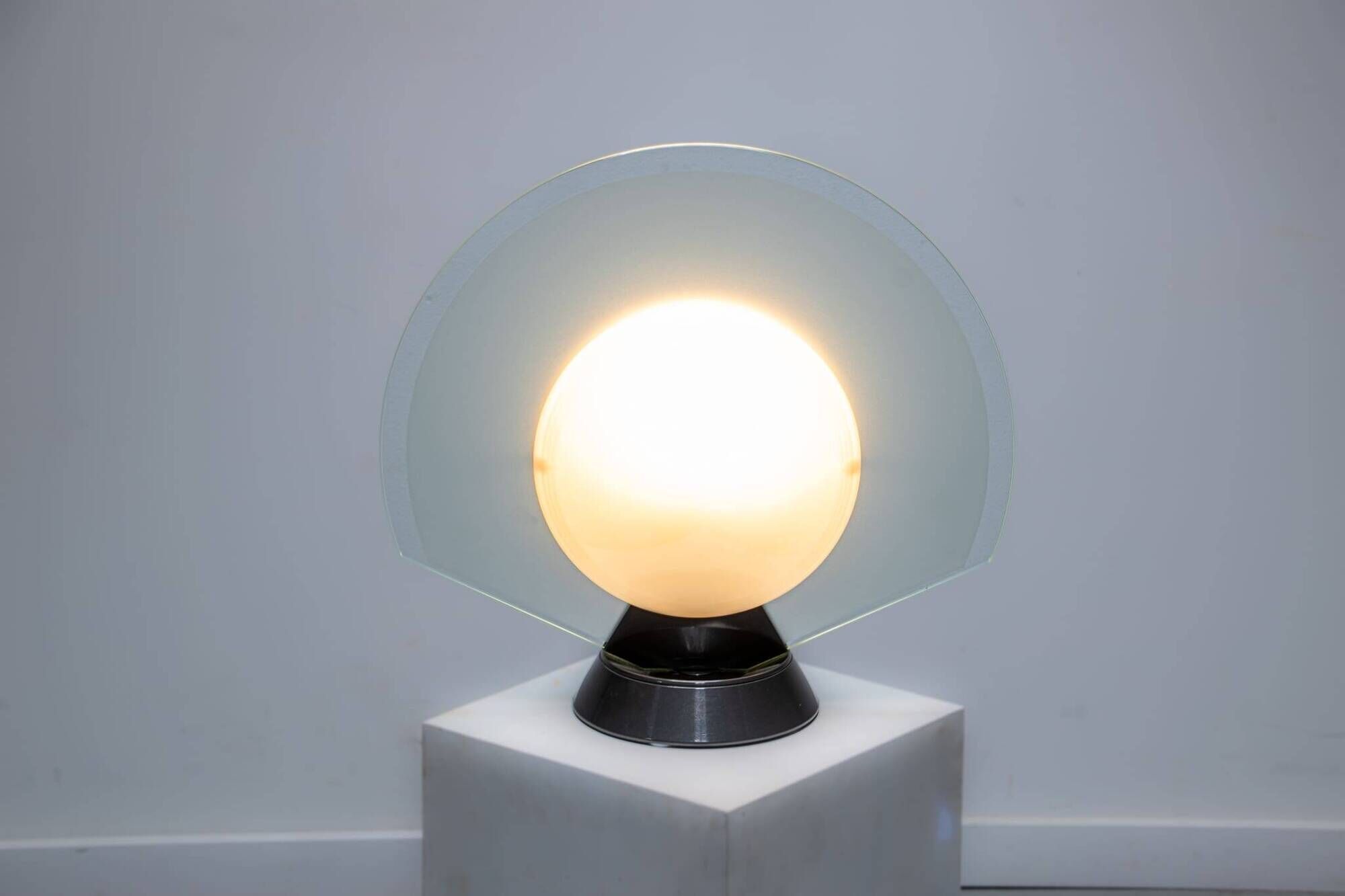 Tikal table lamp by P.G. Ramella for Arteluce, 1980s
