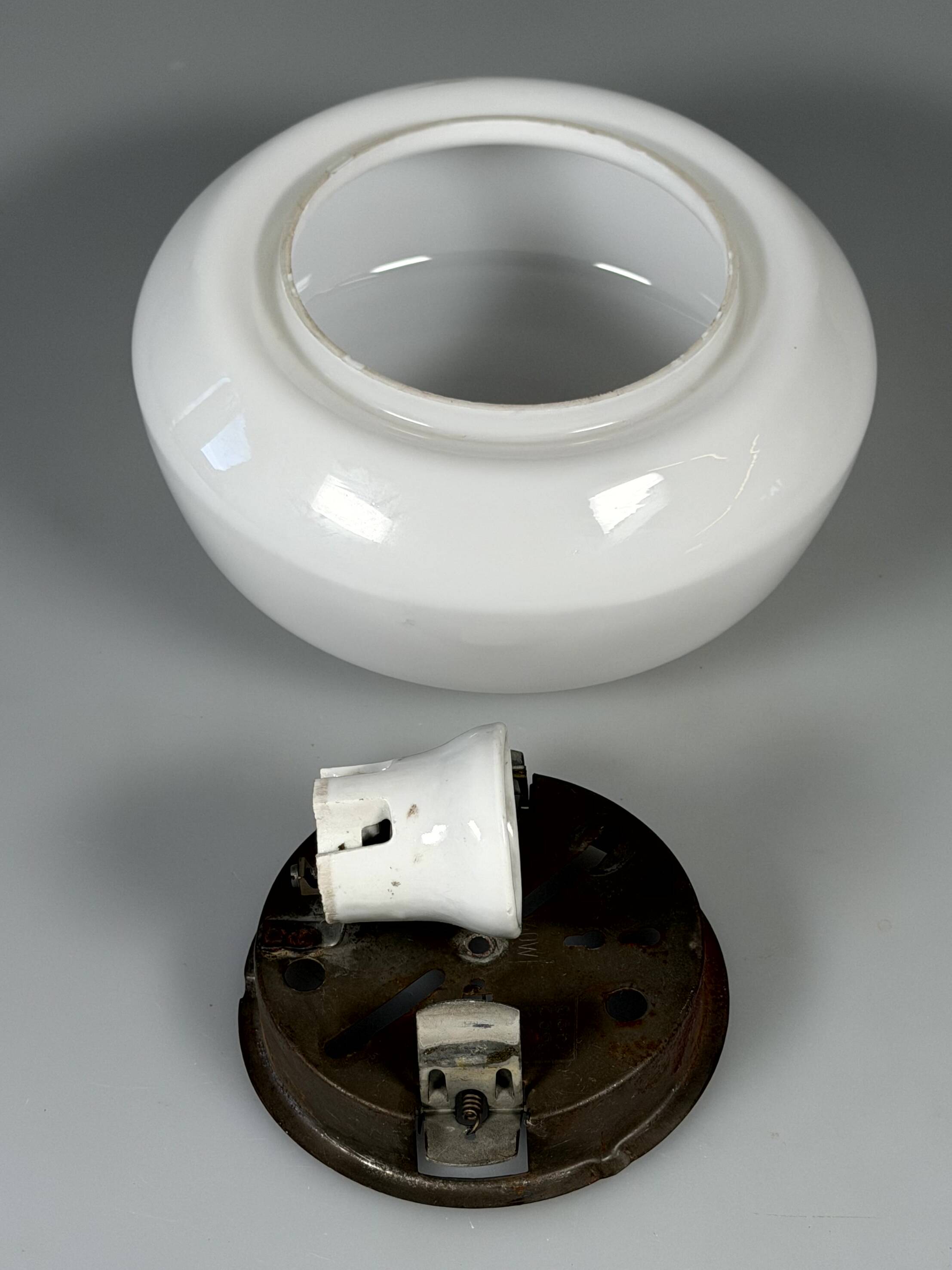 1950s 1960s Ceiling Light Flush Mount from RZB Germany Mid-Century Design