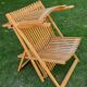 Chaise de jardin en teck