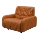 Italian Cognac Leather Bonacina Armchair 1970s