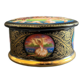 Music Box Swan Lake Tchaikovsky 1992 Ardleigh Elliot Porcelain Russian Ballet