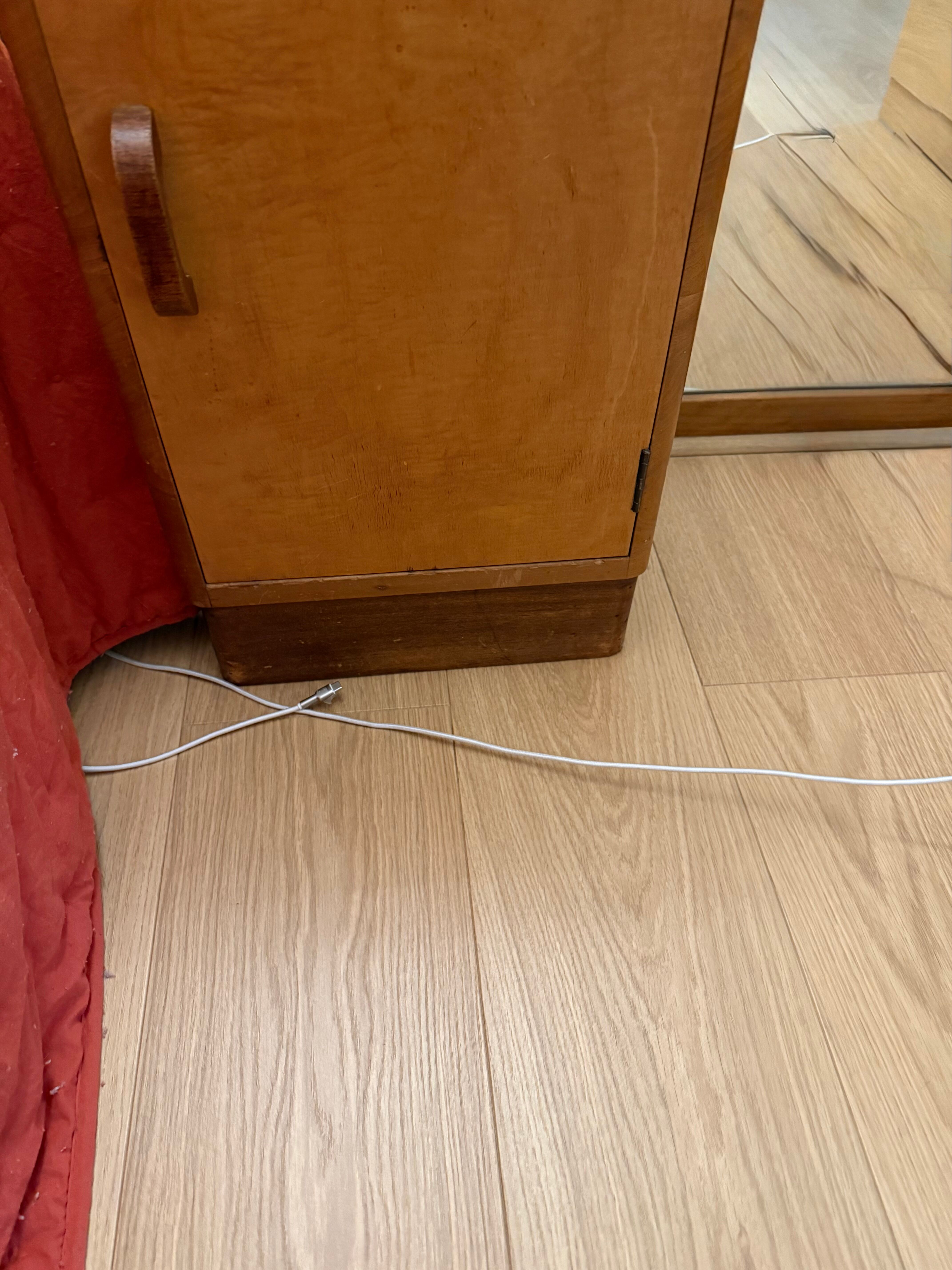 Set of two bedside tables from the 1940s.