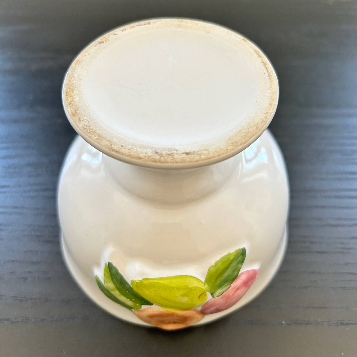 Coupe à décor de fruits et citron