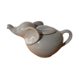 Vintage Elephant teapot in gray ceramic