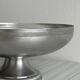 Large brushed stainless steel salad bowl