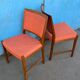 Un ensemble de six chaises danoises
