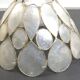 Vintage 1970s shell pendant lamp ceiling light lampshade