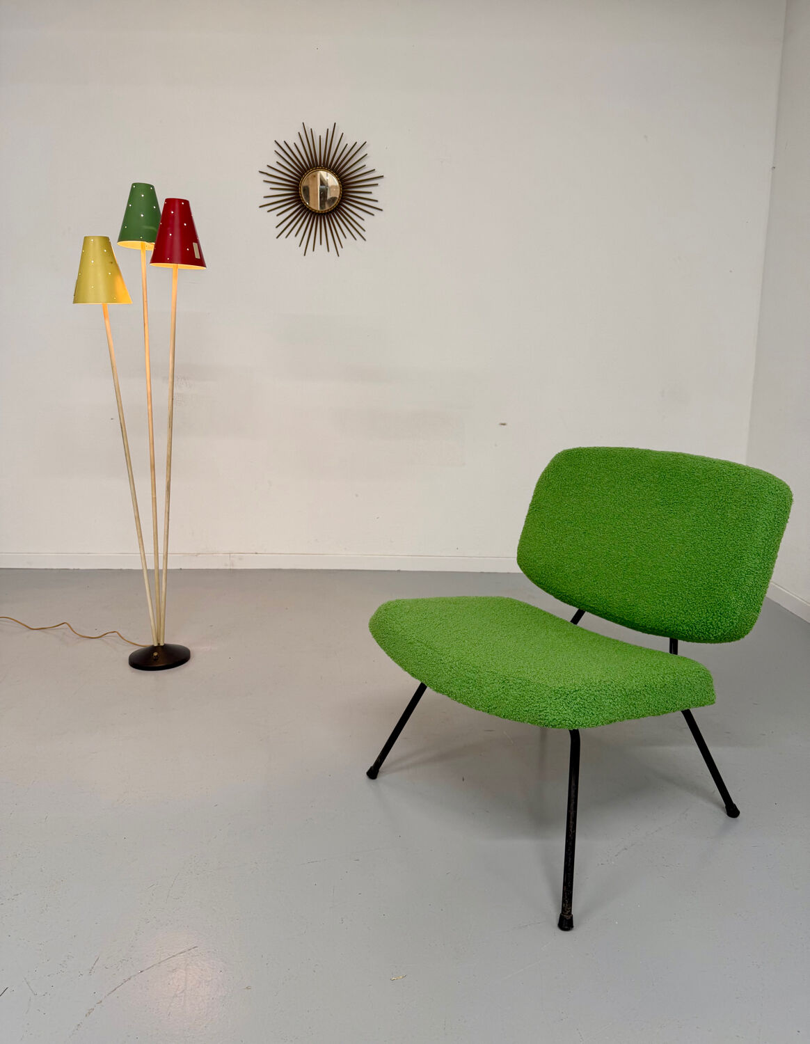 Vintage French designer armchair Pierre Paulin CM 190 from the 1960s.