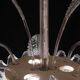 Art Decò, Barovier & Toso Chandelier, Murano Glass, 1950s