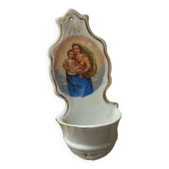 Paris porcelain stoup 19th century
