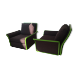 Paire de fauteuils année 70