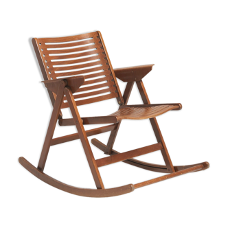 Folding Rocking Chair by Niko Kralj for Stol Kamnik, Slovenia - 1950's