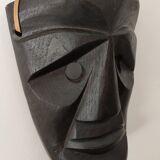 ethnic ebony mask to be laid or hung